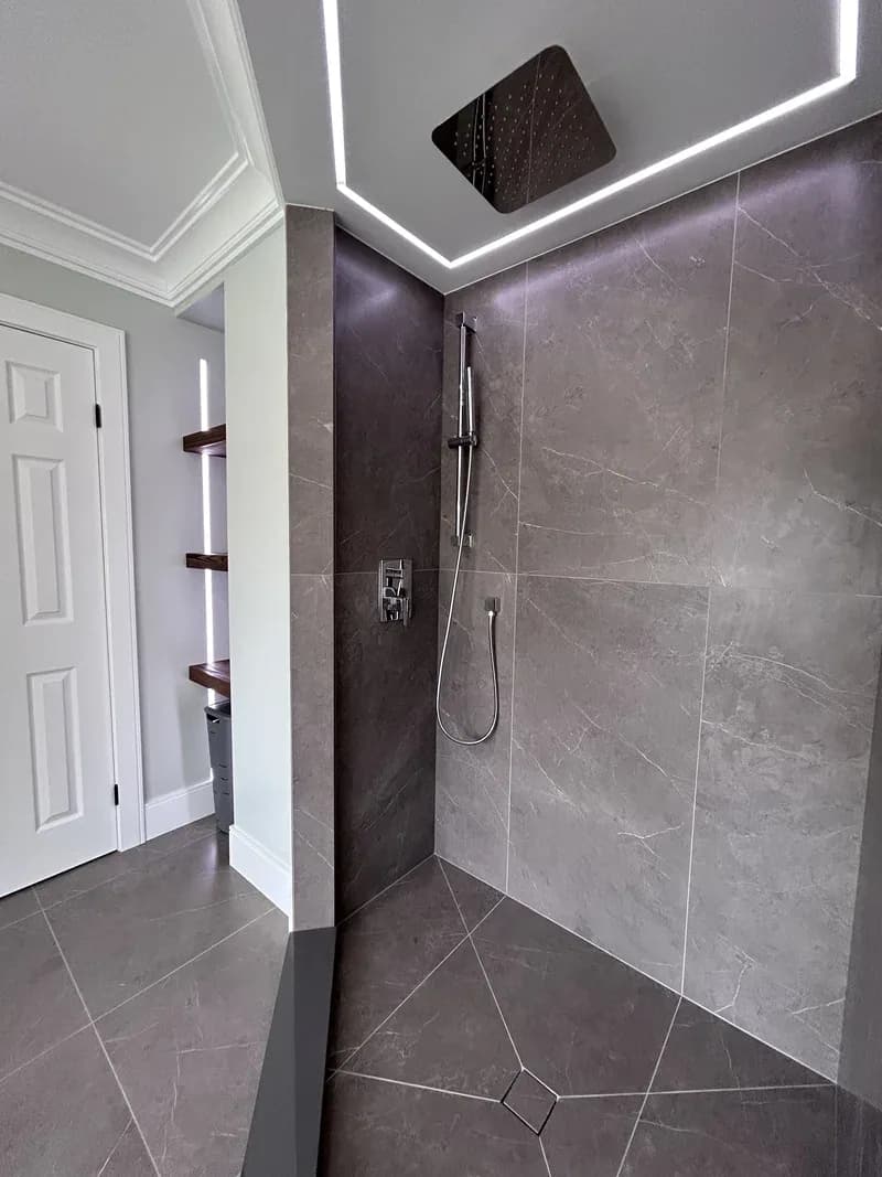 Luxury bathroom renovation by NV Renovation
